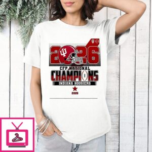 Indiana Hoosiers 2026 Cfp National Champions Helmet T-Shirt