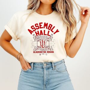 Indiana Hoosiers Basketball Simon Skjodt Assembly Hall Bloomington Indiana T-Shirt