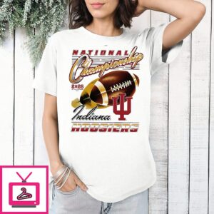 Indiana Hoosiers Cfp National Championship 2026 Ball Logo T-Shirt