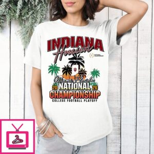 Indiana Hoosiers Cfp National Championship 2026 Sunset T-Shirt