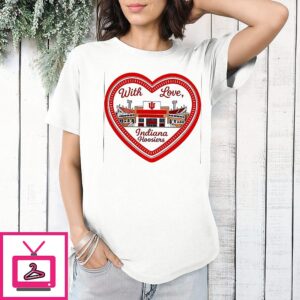 Indiana Hoosiers Cfp National Championship 2026 With Love Memorial Stadium Heart T-Shirt