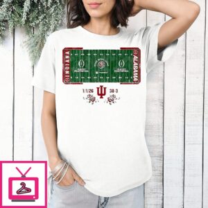 Indiana Hoosiers Cfp Rose Bowl Champions Field Stadium T-Shirt