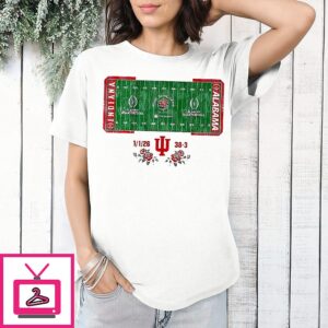 Indiana Hoosiers Cfp Rose Bowl Champions Field T-Shirt
