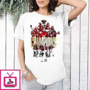 Indiana Hoosiers Champions Playoff Semifinal Chick Fil A Peach Bowl 2026 Never Daunted Poster T-Shirt