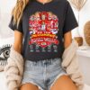 Indiana Hoosiers Coach And Players Champions Big Ten 2025 Signature T-Shirt