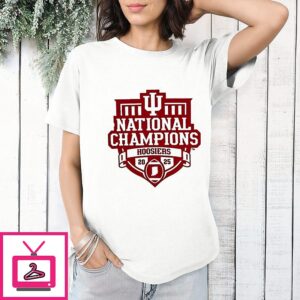 Indiana Hoosiers College Football National Champions Logo T-Shirt