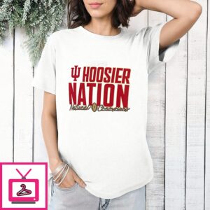 Indiana Hoosiers Football Cfp National Champions 2025 Run Stopper Mantra T-Shirt