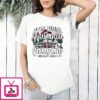 Indiana Hoosiers Football Cfp National Champions 2025 Stadium T-Shirt