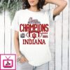 Indiana Hoosiers Football Champions Peach Bowl 2025-26 Classic T-Shirt