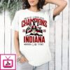 Indiana Hoosiers Football Champions Peach Bowl 2025-26 Trophy T-Shirt