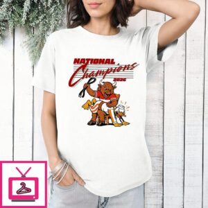 Indiana Hoosiers National Champions Mascot 2026 T-Shirt