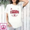 Indiana Hoosiers Perfect Season College Football Playoff 2025 National Champions Logo T-Shirt
