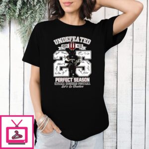 Indiana Hoosiers Undefeated Season Let’s Go Hoosiers Signature T-Shirt