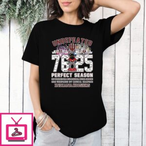 Indiana Hoosiers Undefeated Season National Champions 2026 T-Shirt