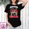 Indiana University Undefeated Perfect Season 1976 Basketball And 2026 Cfp National Champions T-Shirt
