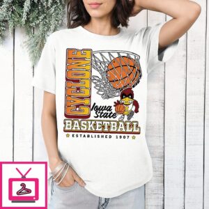 Iowa State Cyclones NCAA Basketball Est 1907 Mascot T-Shirt