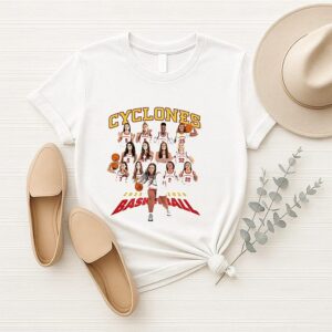 Iowa State Cyclones Women’s Basketball 2025 2026 Team Collage T-Shirt