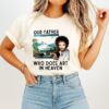 Jesus Our Father Who Does Art In Heaven Bob Ross The Joy Of Painting Meme T-Shirt