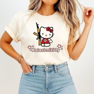 Kalashnikitty Kalashnikov X Hello Kitty T-Shirt