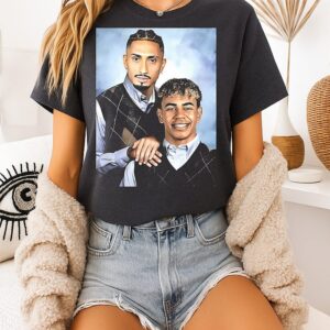 Lamine Yamal And Raphinha Barcelona Fc Step Brothers T-Shirt