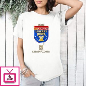 Liberty Bowl Champions 2026 Navy Football T-Shirt