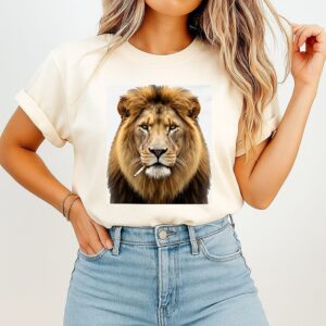 Lion Smoking Cigarette Meme T-Shirt