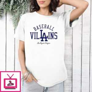 Los Angeles Dodgers Baseball Villains T-Shirt
