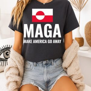 Maga Make America Go Away Greenland Protest T-Shirt
