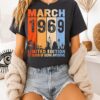 March 1969 Limited Edition 57 Years Of Being Awesome City Vintage T-Shirt