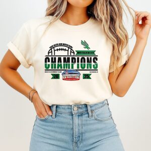 Mean Green Football 2025 Isleta New Mexico Bowl Champions T-Shirt