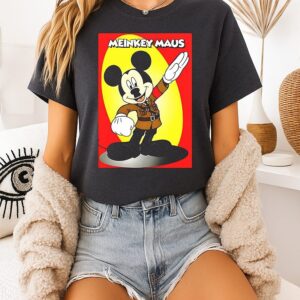 Meinkey Maus Hitler Mickey Mouse Caricature T-Shirt