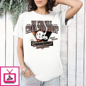 Miami Hurricanes Cfp National Championship 2026 Helmet T-Shirt