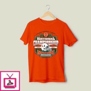 Miami Hurricanes Cfp National Championship 2026 T-Shirt