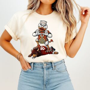 Miami Hurricanes Crushed Indiana Hoosiers Cfp National Championship 2026 Mascot T-Shirt