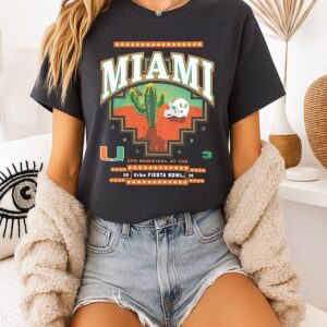 Miami Hurricanes Fiesta Bowl 2026 T-Shirt