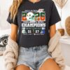 Miami Hurricanes Vrbo Fiesta Bowl Champions 31-27 Score Go Canes T-Shirt