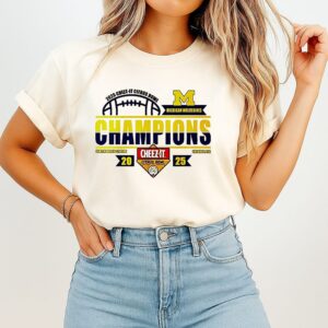Michigan Wolverines Football 2025 Cheez-It Citrus Bowl Champions Locker Room T-Shirt