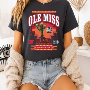 Mississippi Rebels Fiesta Bowl 2026 T-Shirt