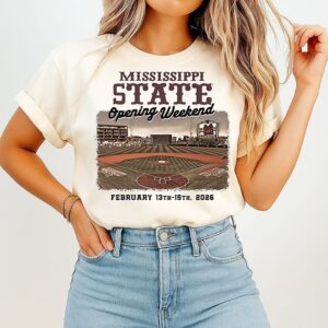 Mississippi State Opening Weekend 2026 Stadium T-Shirt