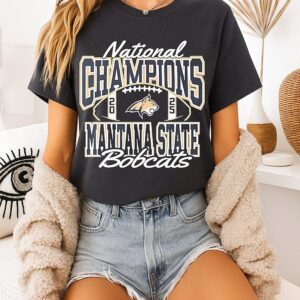Montana State Bobcats NCAA Football National Championships 2025 Logo T-Shirt