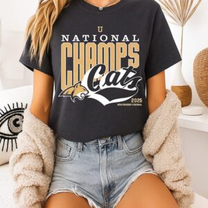 Montana State Football Msu ’25 NCAA Fcs Football National Champions Cats T-Shirt