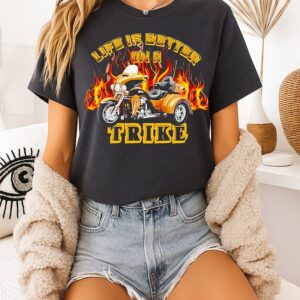 Motorcycle Life Is Better On A Trike T-Shirt
