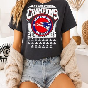 New England Patriots 2025 Afc East Divison Champions Classic T-Shirt