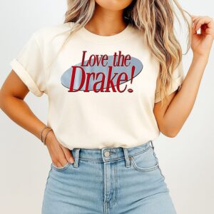 New England Patriots Football Love The Drake Maye Retro Logo T-Shirt