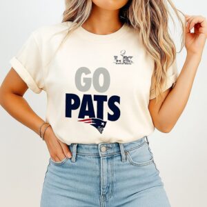 New England Patriots Go Pats Super Bowl Lx T-Shirt
