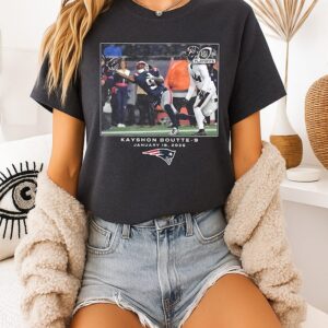 New England Patriots Kayshon Boutte NFL Flash Features T-Shirt