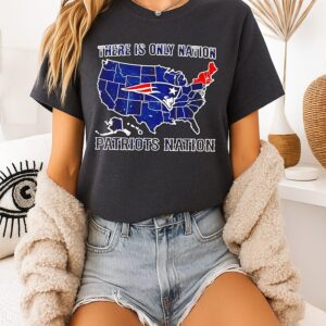 New England Patriots There Is Only Nation Patriots Nation T-Shirt