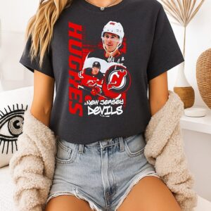 New Jersey Devils Jack Hughes Playmaker Signature T-Shirt