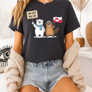 Nu Det Nuuk Greenland Polar Bears And Beavers T-Shirt