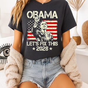 Obama Let’s Fix This 2028 T-Shirt